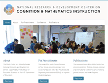 Tablet Screenshot of iesmathcenter.org